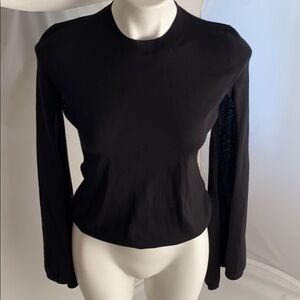 Givenchy Paris black wool split sleeve sweater S